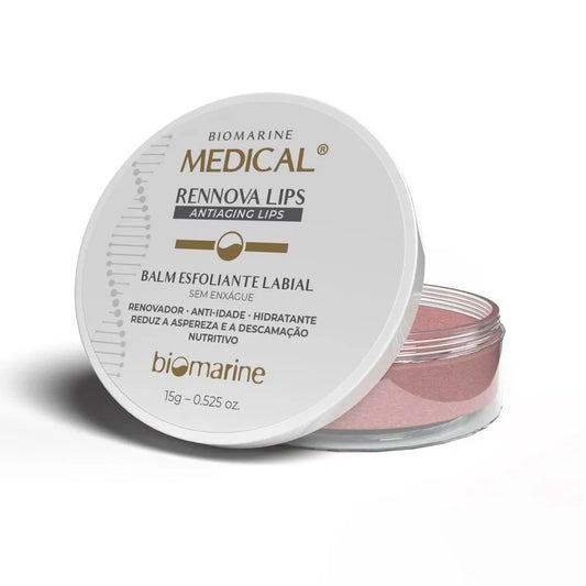 Biomarine Medical Rennova Lips Balm Esfoliante Labial 15g