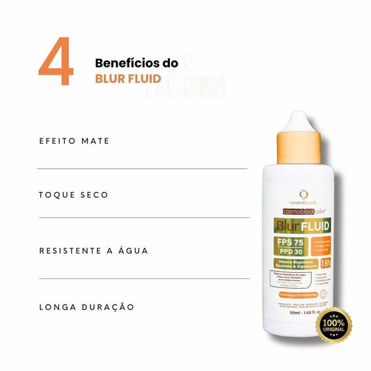 Cosmobeauty Filtro Solar Cosmoblock Color Blur Fluid Fps 75
