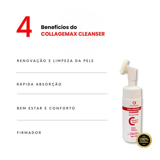 Cosmobeauty Collagemax Cleanser - Mousse de Limpeza Facial 140g