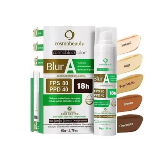 Cosmobeauty Filtro Solar Blur A FPS 80 Anti Acne 50g