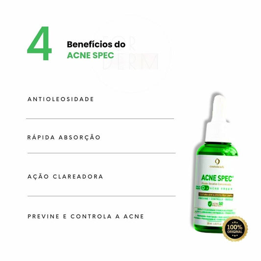 Cosmobeauty Fluído Secativo Acne Spec Concentrado 30ml