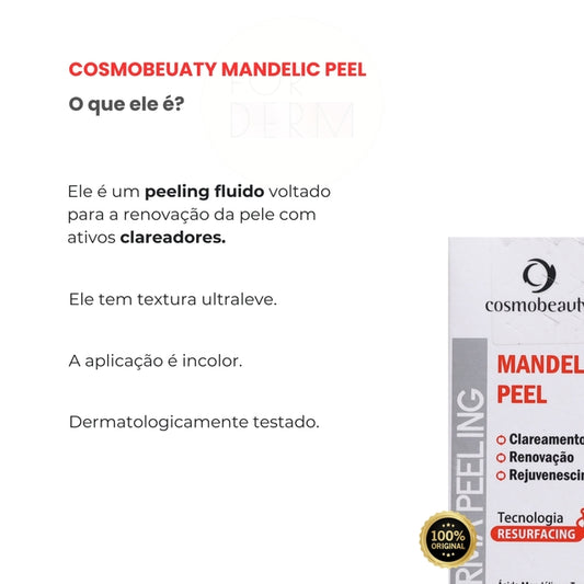 Cosmobeauty Mandelic Peeling Clareamento Ácido Mandélico 30g