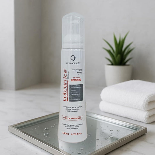Cosmobeauty Vulcan Ice Cleanser - Espuma de Limpeza Facial 140ml