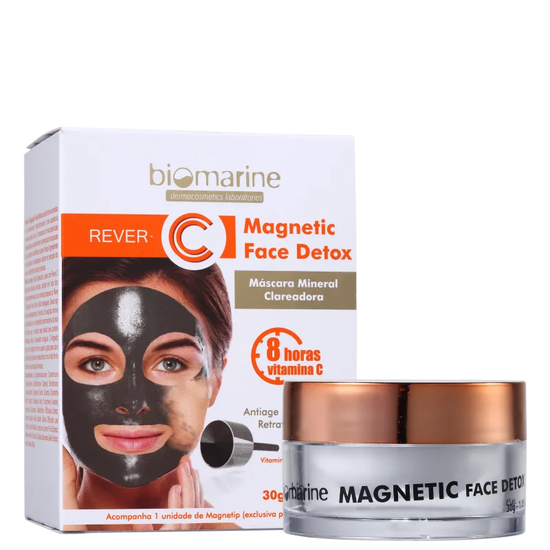 Biomarine Rever C Magnetic Face Detox - Máscara Uniformizadora 30g