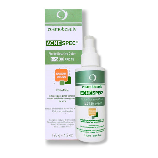 Cosmobeauty Fluido Secativo Acne Spec Universal FPS 30 120g