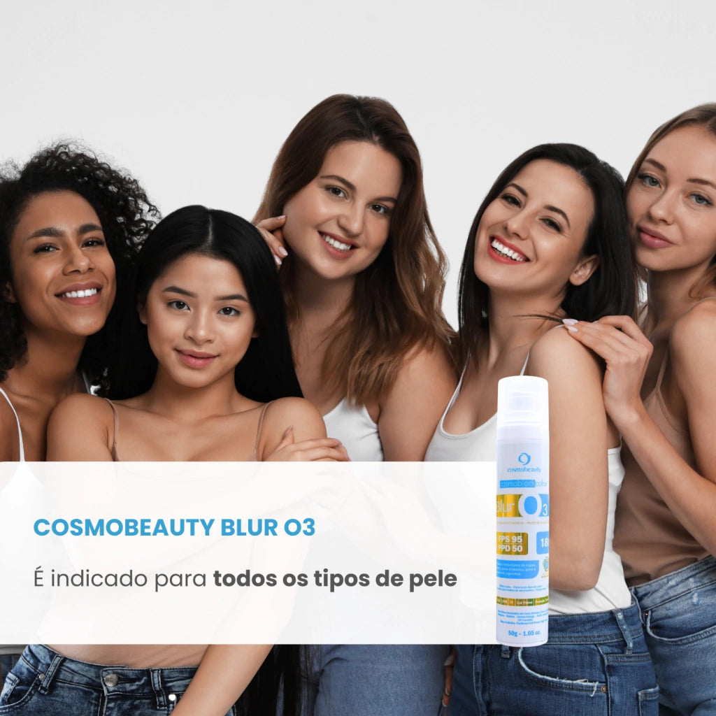Cosmobeauty Blur O3 Cosmoblock 18h FPS 95 Efeito Mate - 50g