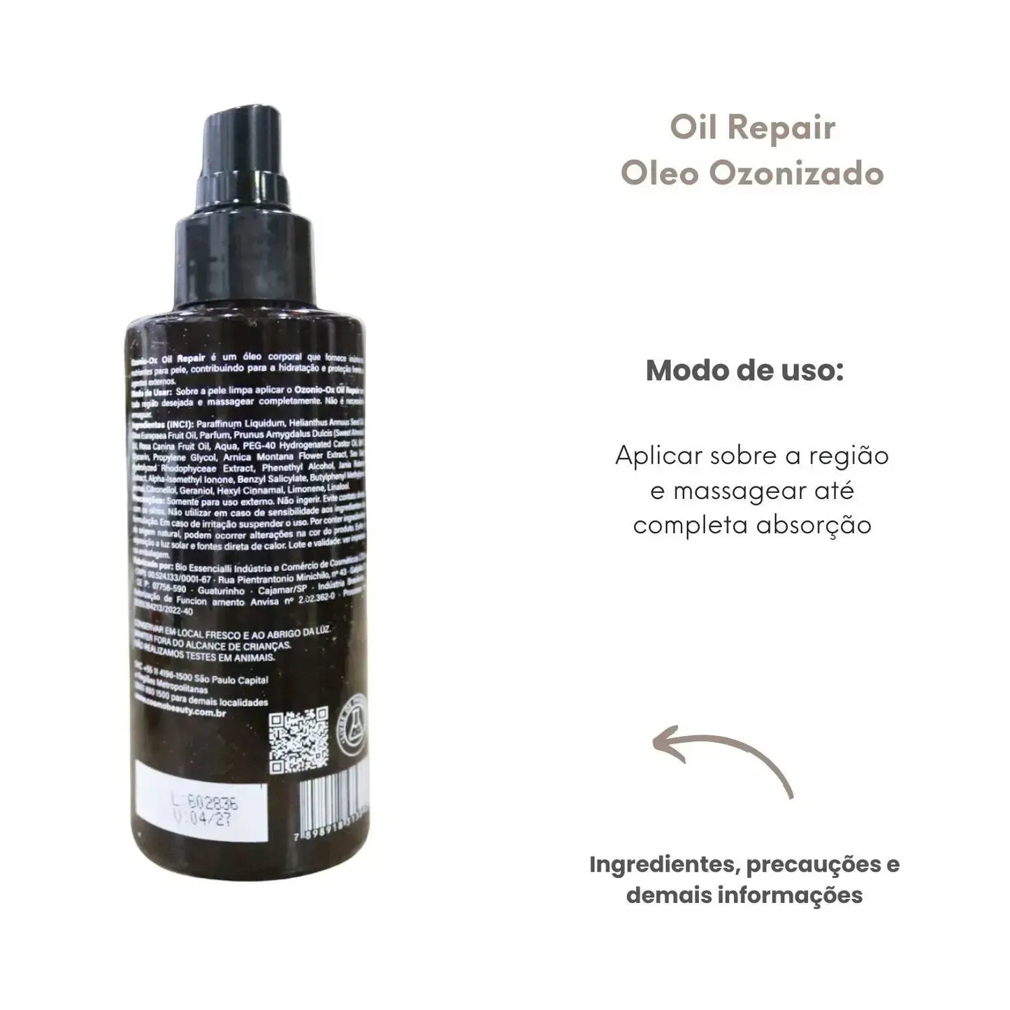Cosmobeauty Ozonio Ox Oil Repair - Óleo Corporal 140ml