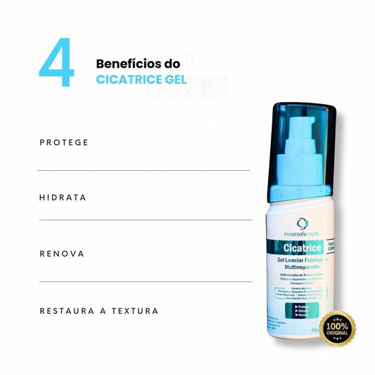 Cosmobeauty Cicatrice Gel Lamelar para Cicatrizes 40g - Normal