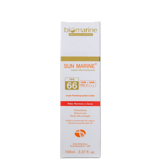 Biomarine Sun Marine Antienvelhecimento FPS 66 - Protetor Solar Facial 100ml