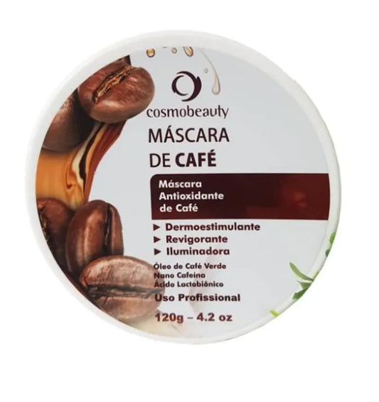 Cosmobeauty Máscara de Café - Máscara Facial Profissional 120g