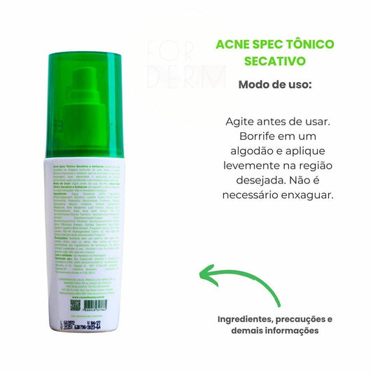 Cosmobeauty Acne Spec Tonico Secativo Anti Acne 150ml