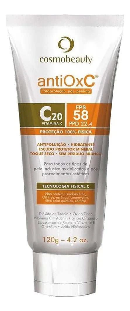 Cosmobeauty Filtro Solar Antiox C FPS 58 PPD 22 120g
