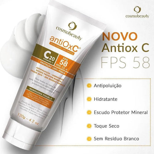 Cosmobeauty Filtro Solar Antiox C FPS 58 PPD 22 120g