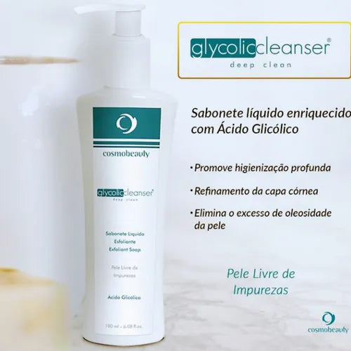 Cosmobeauty Glycolic Cleanser - Sabonete Facial 180ml
