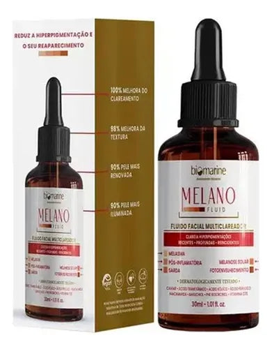 Biomarine Melano Fluid  Clareamento De Manchas Faciais