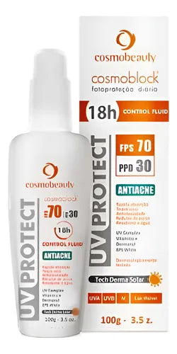 Cosmobeauty Cosmoblock Uv Protect Fps70 Control Fluid 100g