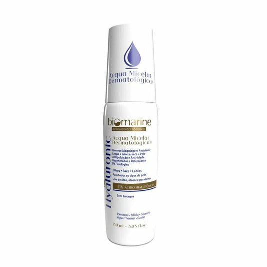 Biomarine Agua Micelar Hyaluronic Limpeza Facial 150ml