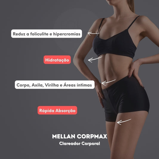 Cosmobeauty Mellan CorpMax Creme Clareador Corporal 120g