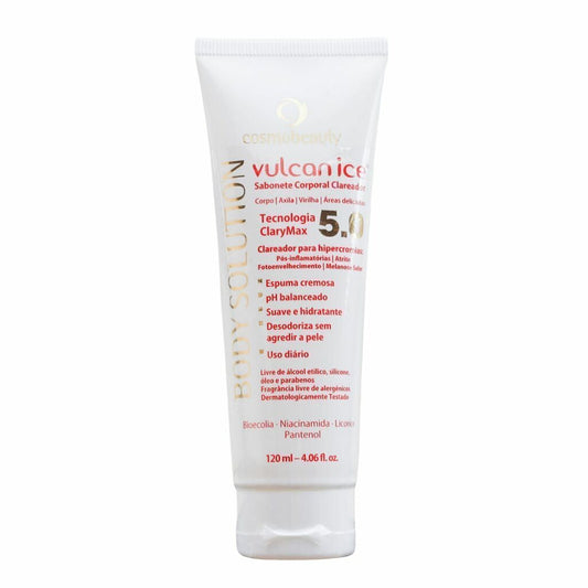 Cosmobeauty Vulcan Ice Sabonete Corporal Clareador 120ml