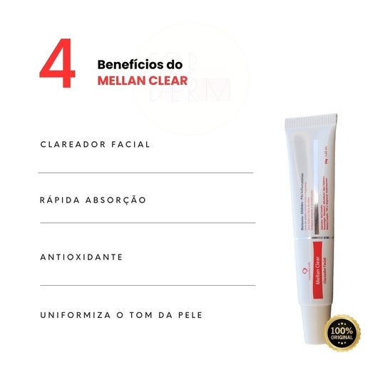 Cosmobeauty Clareador Facial Mellan Clear 30g