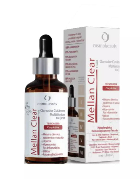 Cosmobeauty Fluido para Melasma Mellan Clear 30ml - Normal