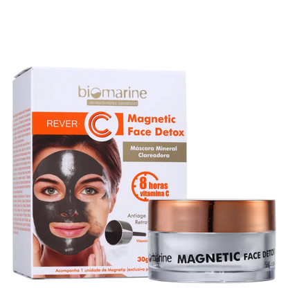 Biomarine Rever C Magnetic Face Detox - Máscara Uniformizadora 30g