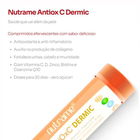 Cosmobeauty Nutrame Antiox C Dermic Suplementos Beleza 10c
