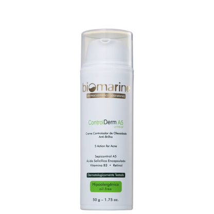 Biomarine Control Derm A5 Controlador de Oleosidade - Creme Hidratante Facial 50ml