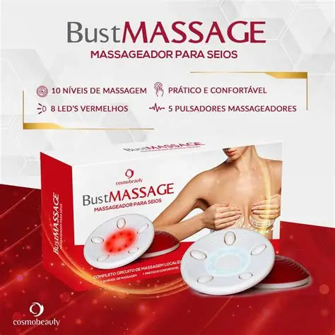 Massageador Para Seios Bustmassage Cosmobeauty Completo